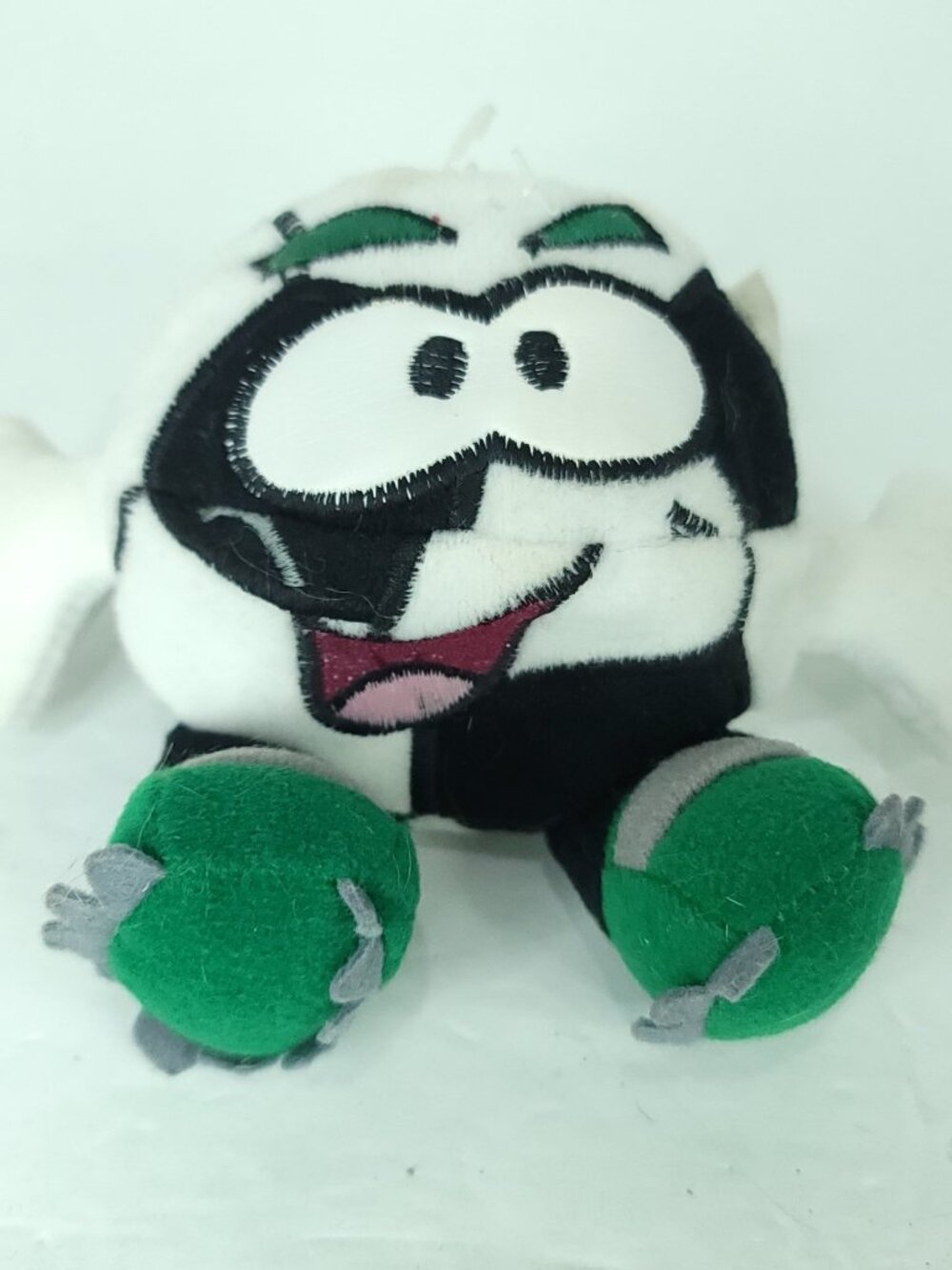 Silly Slammers Striker #32 Talks Goooooal its in the Net ECT Beanbag Plush 4''